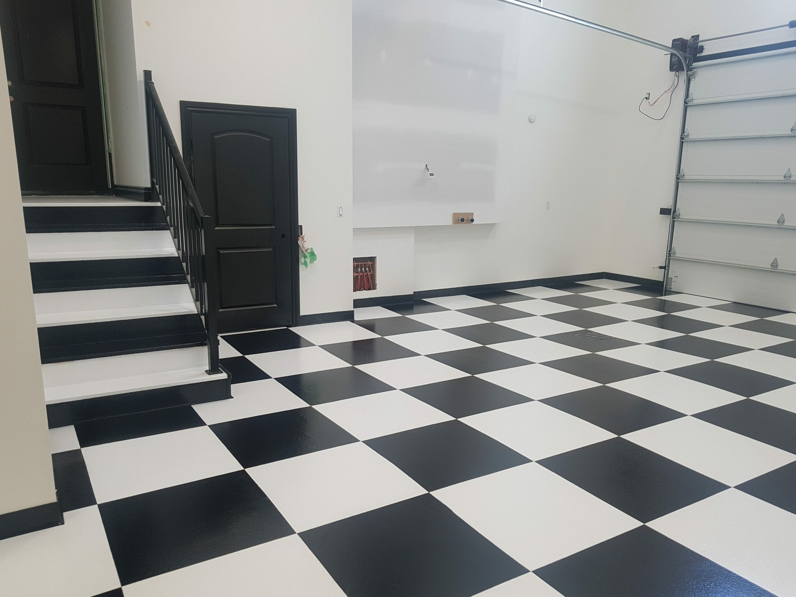 Black & White Checker Board