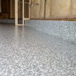 Vinyl Chip Resin System in Garage to Create Food Safe Kitchen