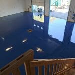 Navy Blue Epoxy Floor